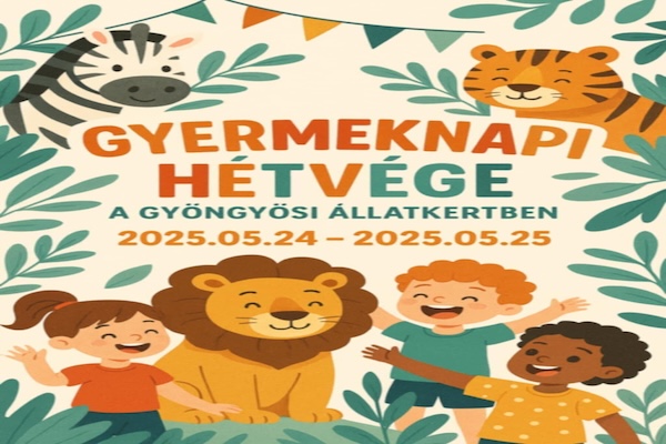 Gyermeknapi hétvége a Gyöngyösi Állatkertben!