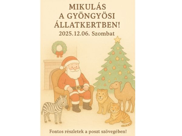 Mikulás a Gyöngyösi Állatkertben!
